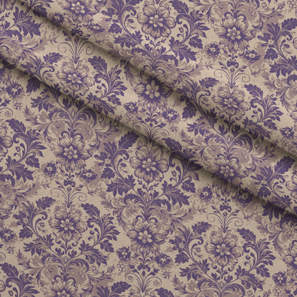 Rococo Blooms Pattern 219 Minky Fabric