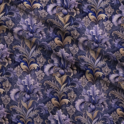 Rococo Blooms Pattern 222 Minky Fabric