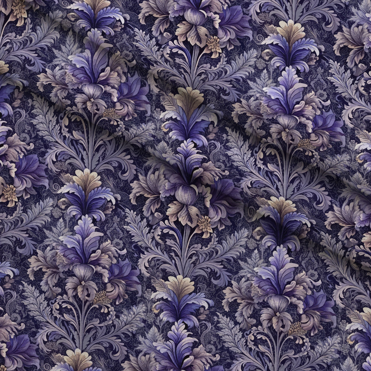Rococo Blooms Pattern 223 Minky Fabric