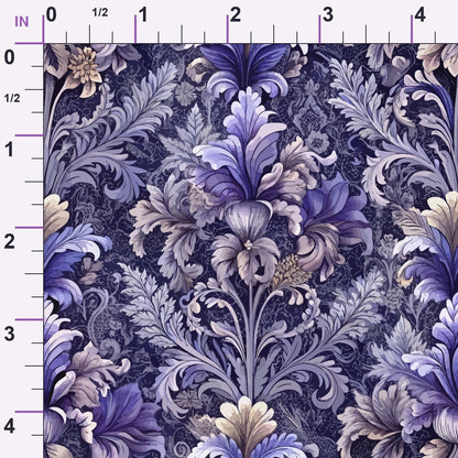 Rococo Blooms Pattern 223 Minky Fabric