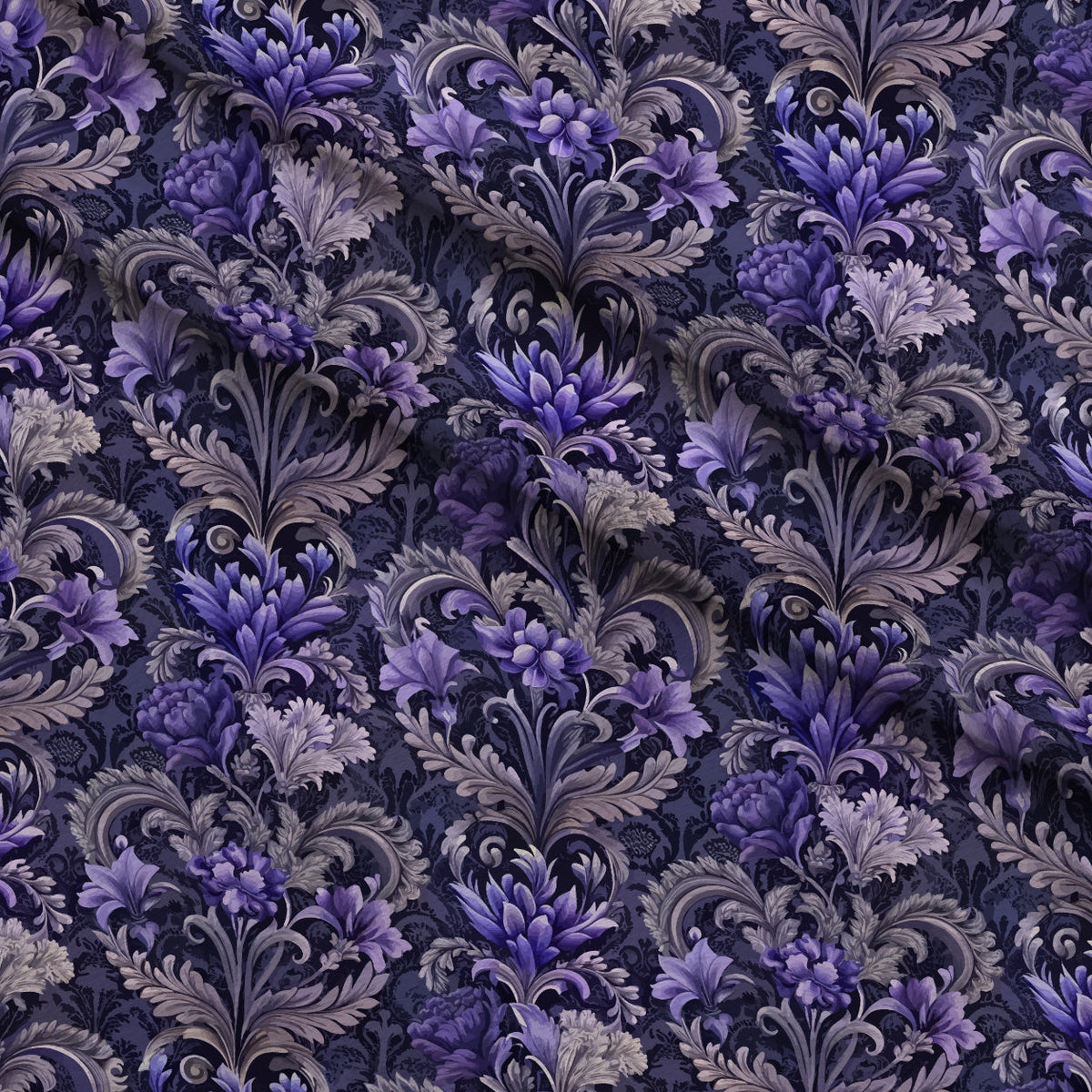 Rococo Blooms Pattern 224 Minky Fabric