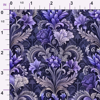 Rococo Blooms Pattern 224 Minky Fabric