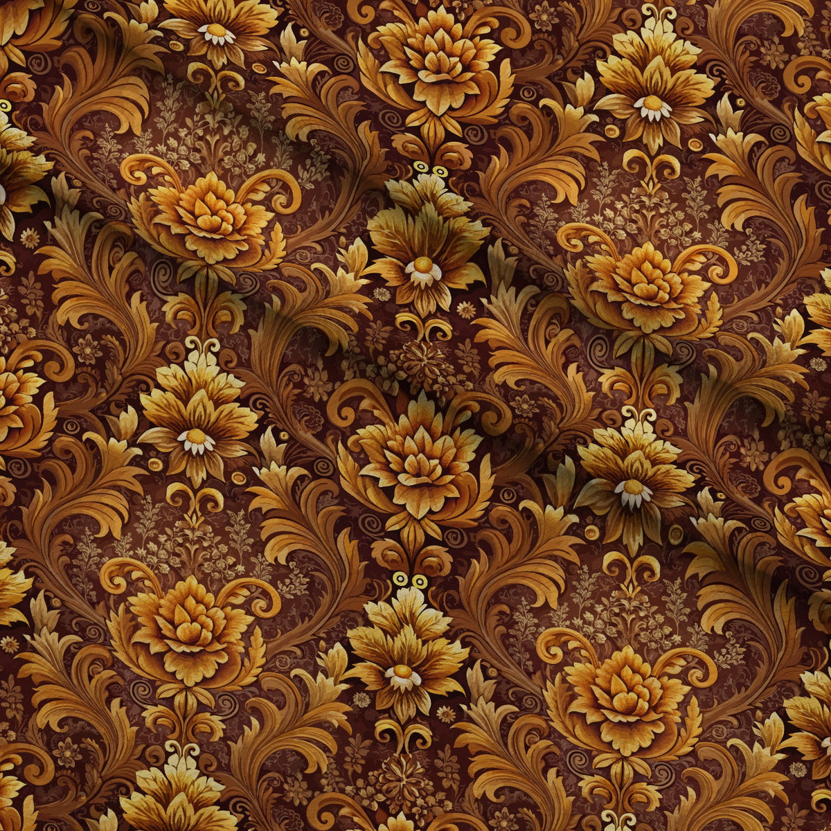 Rococo Blooms Pattern 225 Minky Fabric