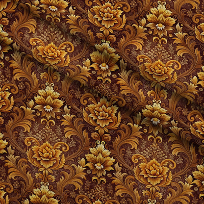 Rococo Blooms Pattern 225 Minky Fabric