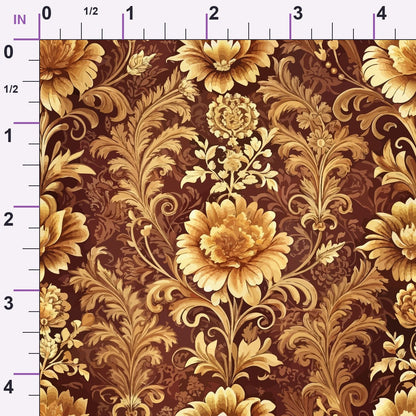 Rococo Blooms Pattern 226 Minky Fabric