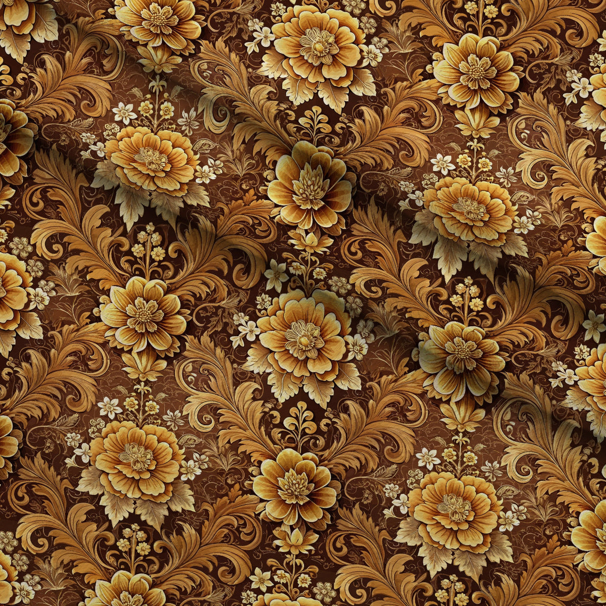 Rococo Blooms Pattern 227 Minky Fabric
