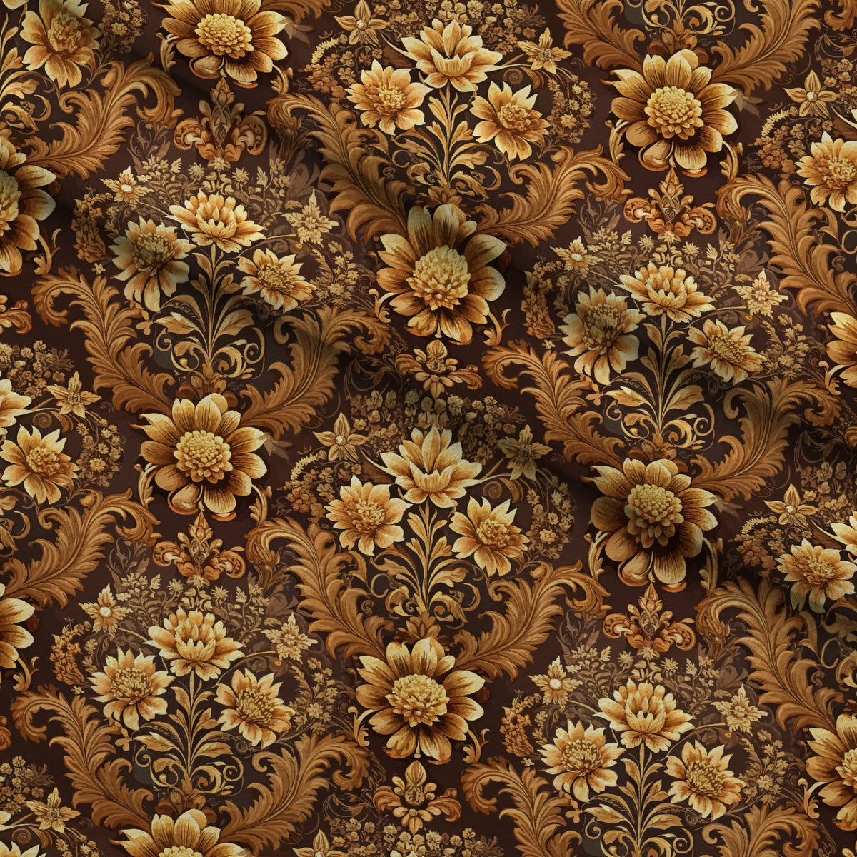 Rococo Blooms Pattern 228 Minky Fabric