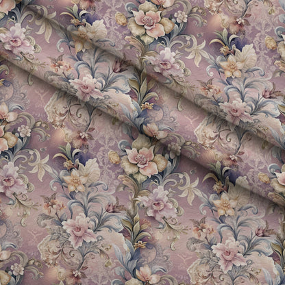 Rococo Blooms Pattern 236 Minky Fabric