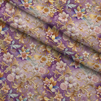 Rococo Blooms Pattern 239 Minky Fabric