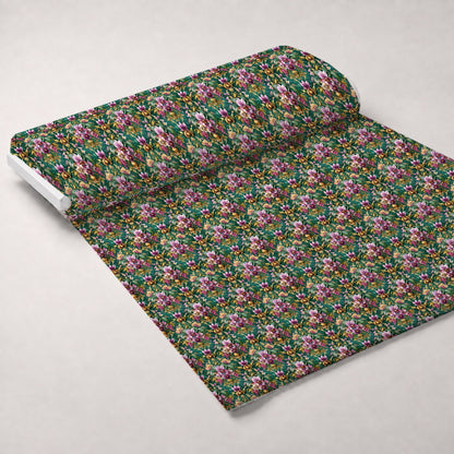 Rococo Blooms Pattern 25 Minky Fabric