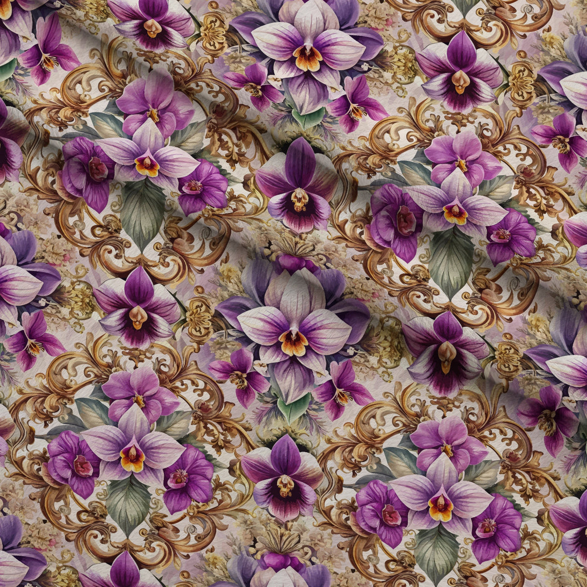 Rococo Blooms Pattern 31 Minky Fabric