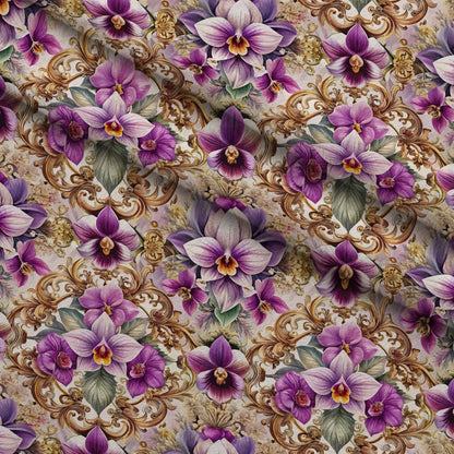 Rococo Blooms Pattern 31 Minky Fabric