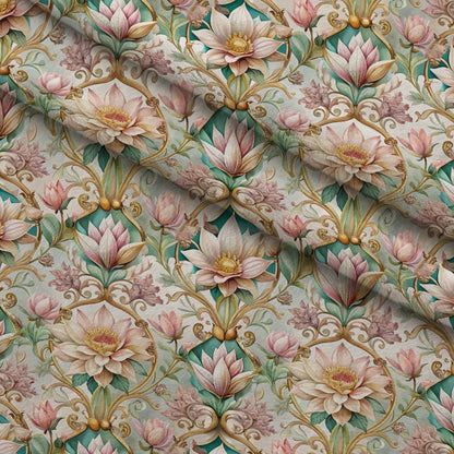 Rococo Blooms Pattern 36 Minky Fabric