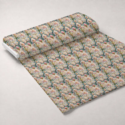 Rococo Blooms Pattern 37 Minky Fabric