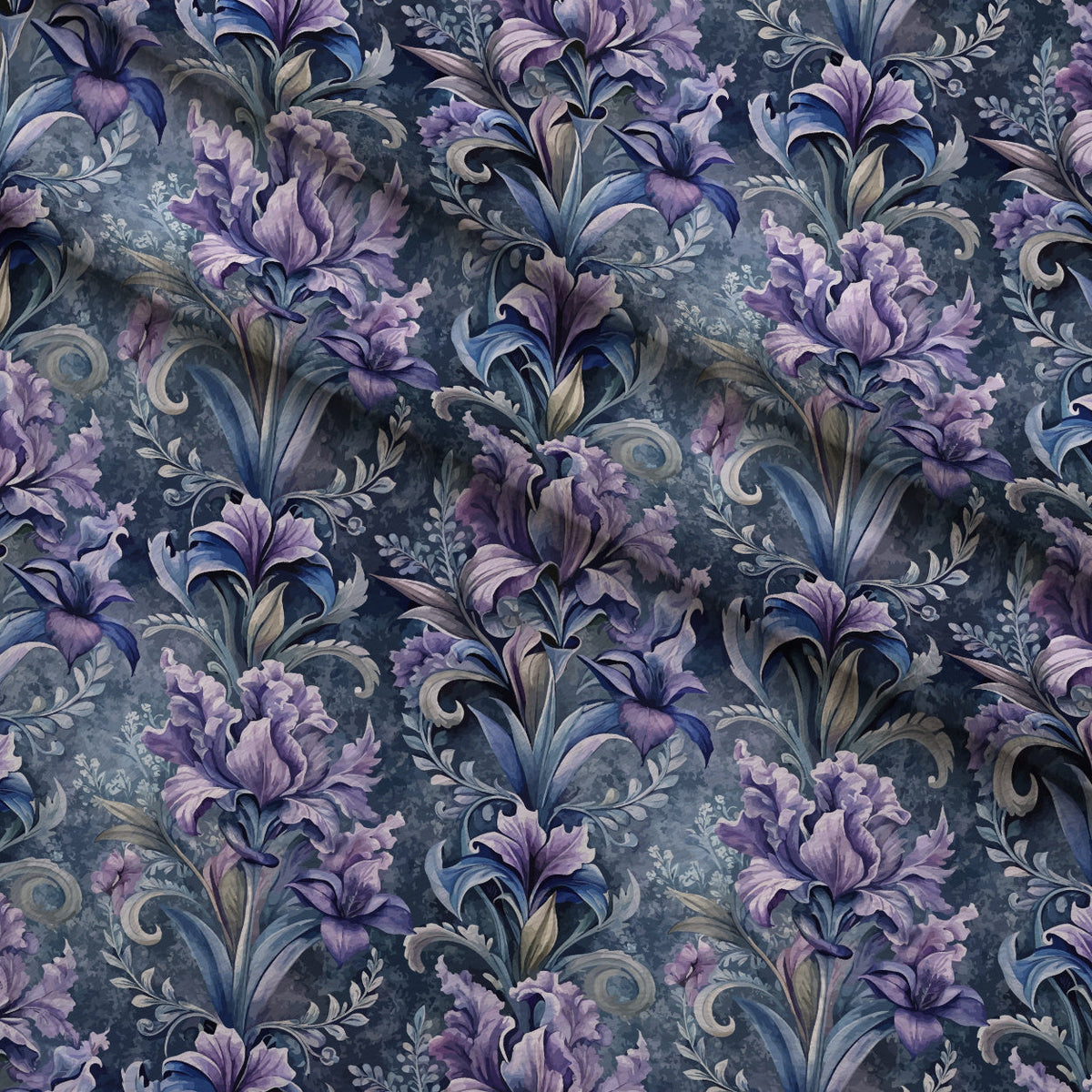 Rococo Blooms Pattern 52 Minky Fabric