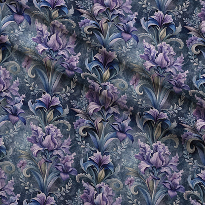 Rococo Blooms Pattern 52 Minky Fabric