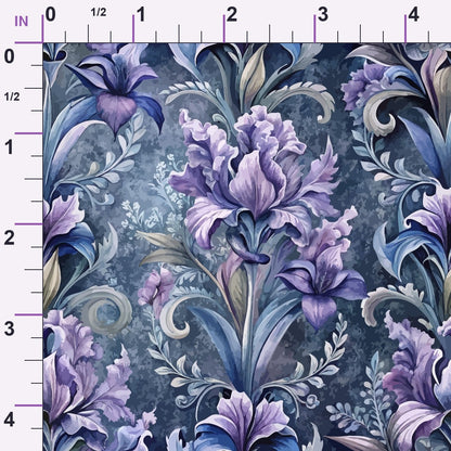 Rococo Blooms Pattern 52 Minky Fabric