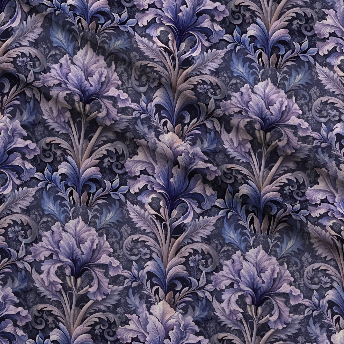 Rococo Blooms Pattern 53 Minky Fabric