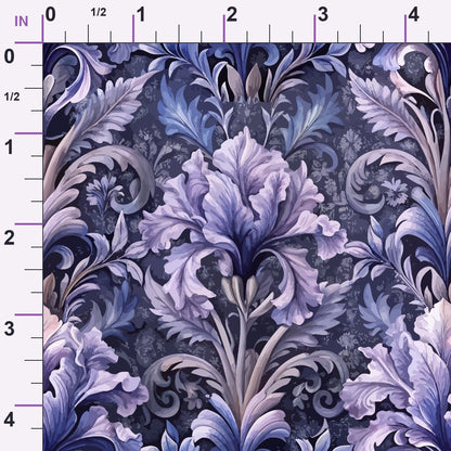Rococo Blooms Pattern 53 Minky Fabric
