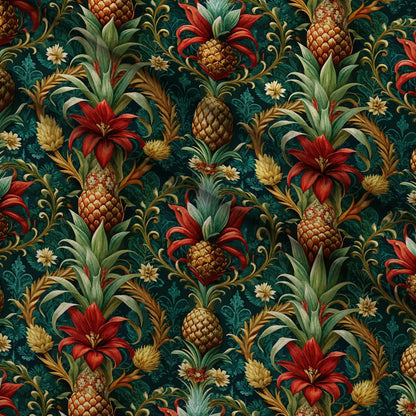 Rococo Blooms Pattern 57 Minky Fabric