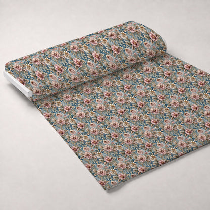 Rococo Blooms Pattern 60 Minky Fabric