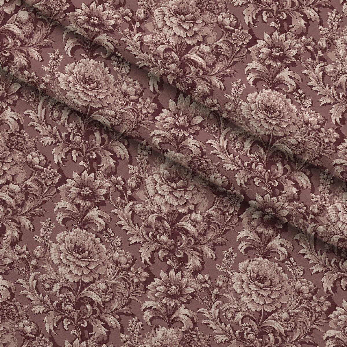 Rococo Blooms Pattern 66 Minky Fabric
