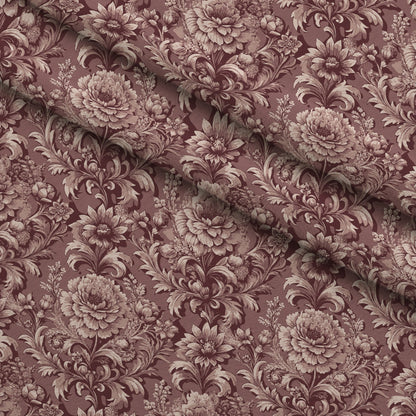 Rococo Blooms Pattern 66 Minky Fabric