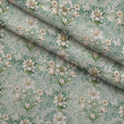 Rococo Blooms Pattern 68 Minky Fabric