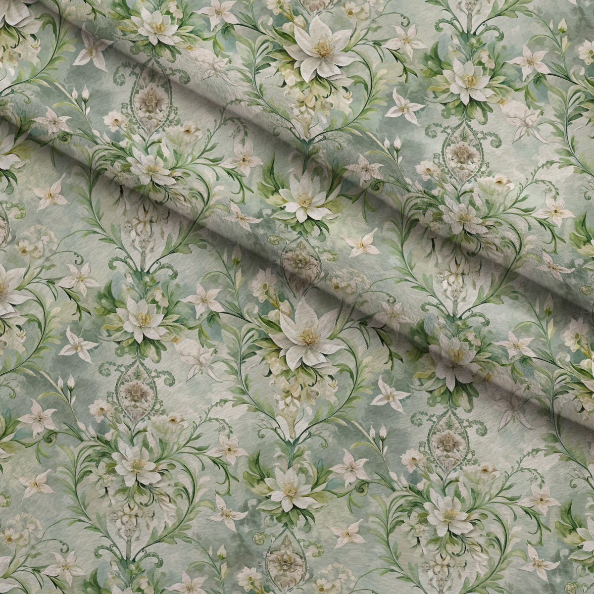 Rococo Blooms Pattern 69 Minky Fabric