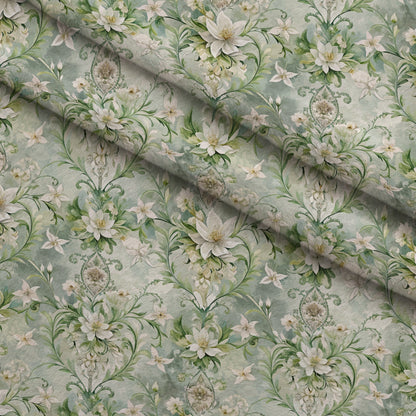 Rococo Blooms Pattern 69 Minky Fabric
