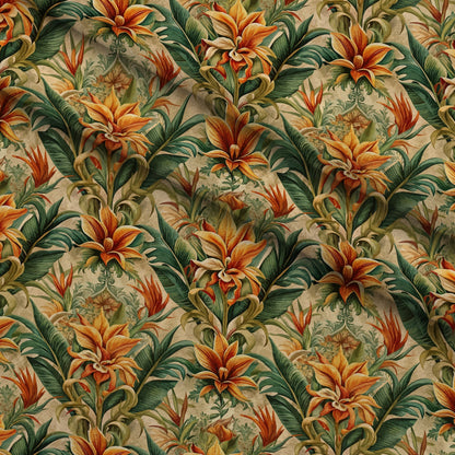 Rococo Blooms Pattern 74 Minky Fabric
