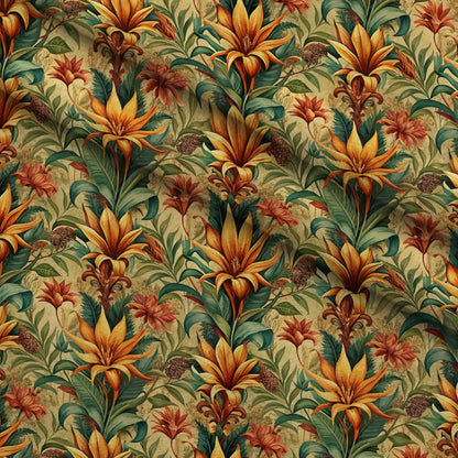 Rococo Blooms Pattern 75 Minky Fabric