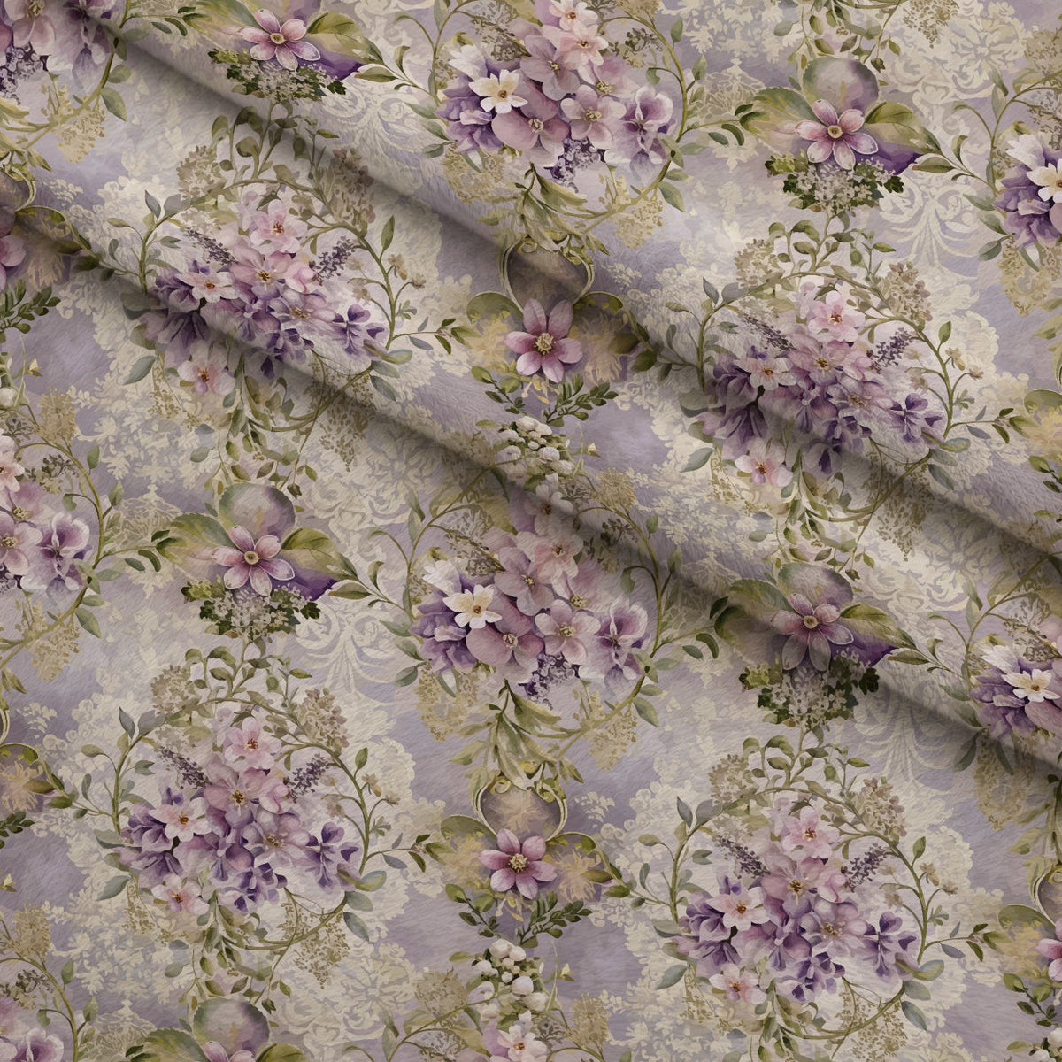 Rococo Blooms Pattern 94 Minky Fabric