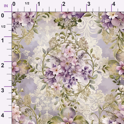 Rococo Blooms Pattern 94 Minky Fabric