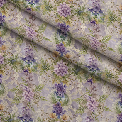 Rococo Blooms Pattern 95 Minky Fabric