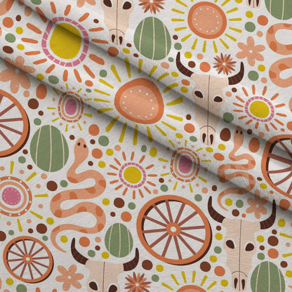Rodeo Blooms Pattern 5 Minky Fabric