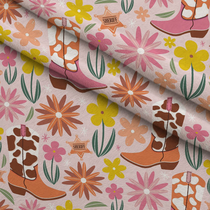 Rodeo Blooms Pattern 7 Minky Fabric