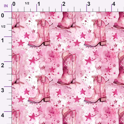 Rodeo Rose Pattern 1 Minky Fabric
