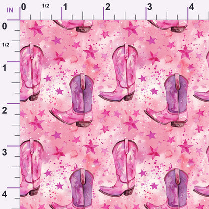 Rodeo Rose Pattern 11 Minky Fabric