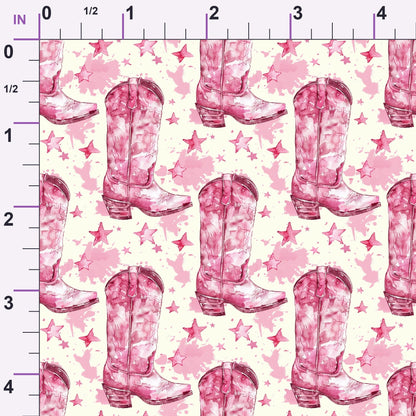 Rodeo Rose Pattern 14 Minky Fabric