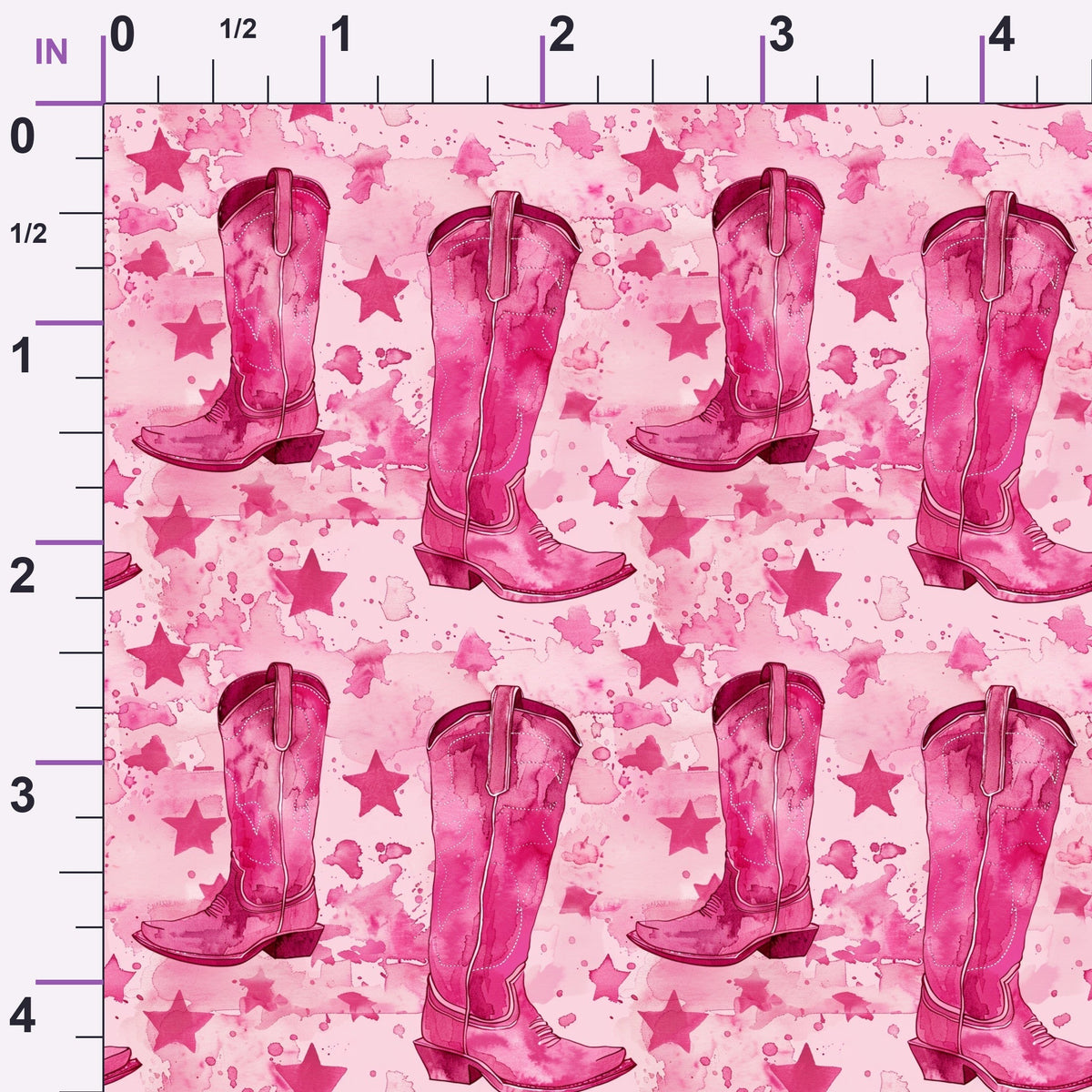 Rodeo Rose Pattern 15 Minky Fabric