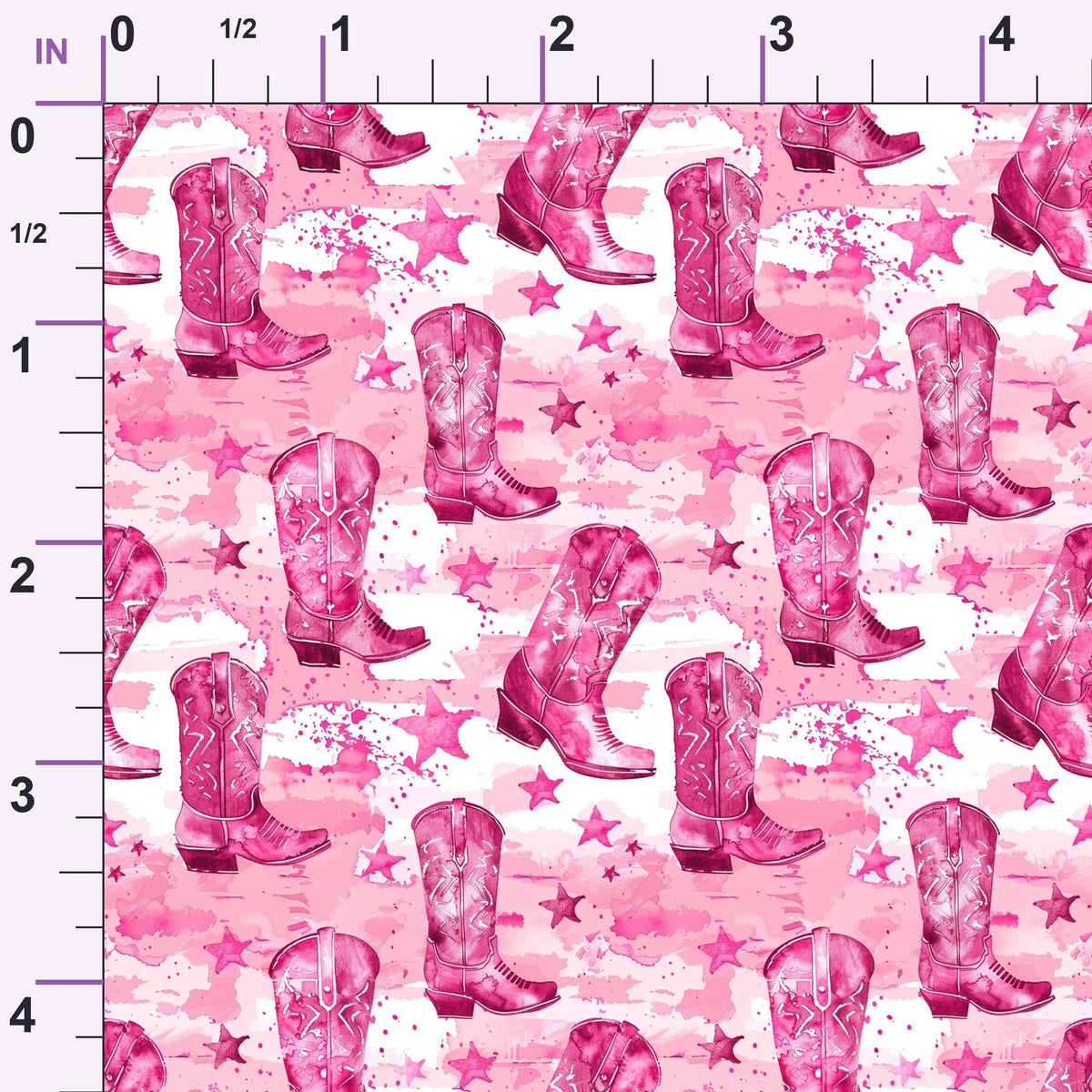 Rodeo Rose Pattern 16 Minky Fabric