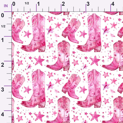 Rodeo Rose Pattern 17 Minky Fabric