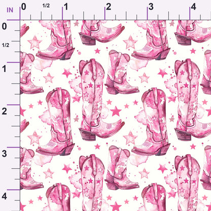 Rodeo Rose Pattern 2 Minky Fabric