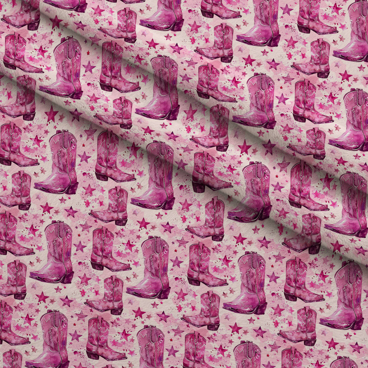 Rodeo Rose Pattern 3 Minky Fabric