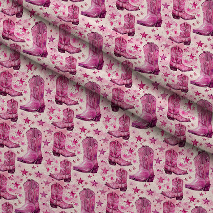 Rodeo Rose Pattern 3 Minky Fabric