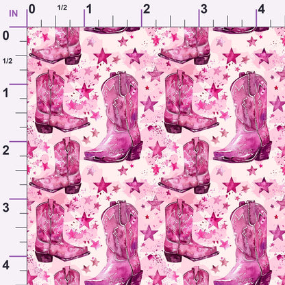 Rodeo Rose Pattern 3 Minky Fabric