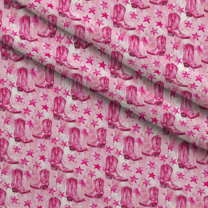 Rodeo Rose Pattern 4 Minky Fabric