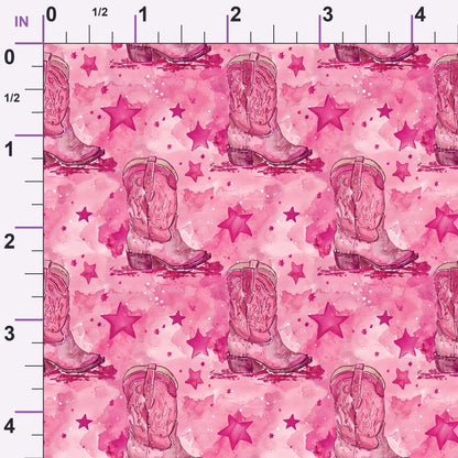 Rodeo Rose Pattern 6 Minky Fabric