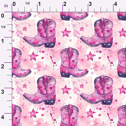 Rodeo Rose Pattern 9 Minky Fabric